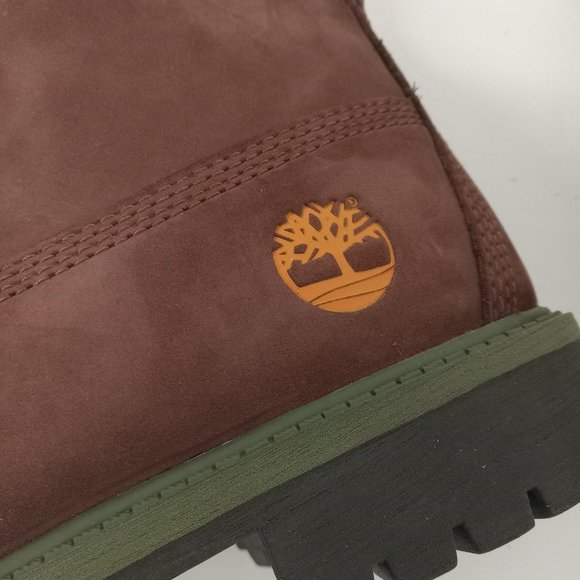 Timberland Premium Dark Brown Nubuck 6-Inch Waterproof Boots - Picture 6 of 12